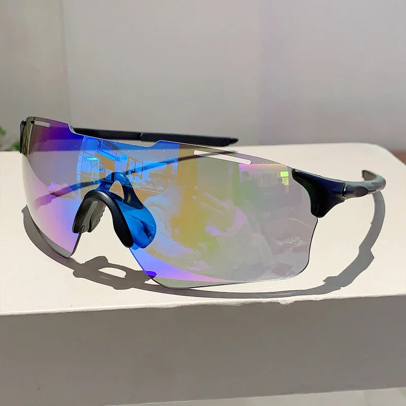 Rimless UV400 Sunglasses Outdoor Driving Men Women Sun Glasses Shades Cycling Hiking Eyewear